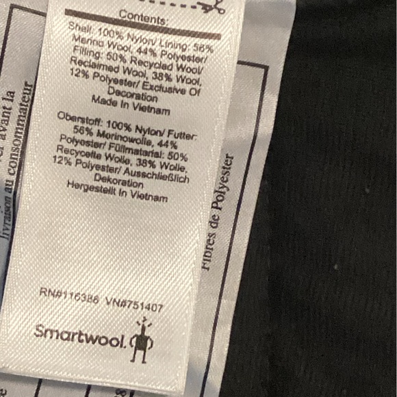 Smartwool  SMARTLOFT ZIP SKIRT black. Size s. - Picture 8 of 9